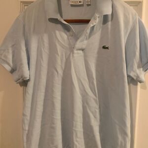 Lacoste Blue Polo Shirt Classic Cotton Pique